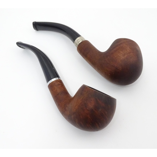 89 - A quantity of mid 20thC smoking pipes / estate pipes , comprising an author marked 'Wessex - hand ma... 