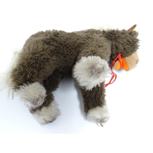 856 - Toy: A 20thC Steiff Cosy Pony, plush horse toy. Approx. 8