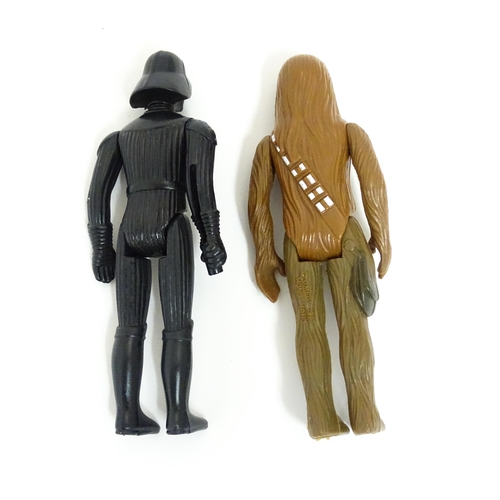 866 - Collector's Toys : A quantity of Star Wars GMFGI action figures comprising Chewbacca 1977 Hong Kong,... 