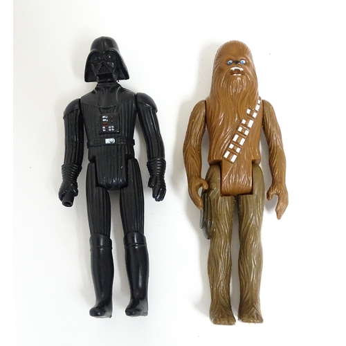 866 - Collector's Toys : A quantity of Star Wars GMFGI action figures comprising Chewbacca 1977 Hong Kong,... 