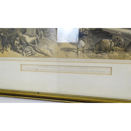 1907 - After William Simpson, 19th century, Lithographs, Two studies from the series The Seat of War in the... 