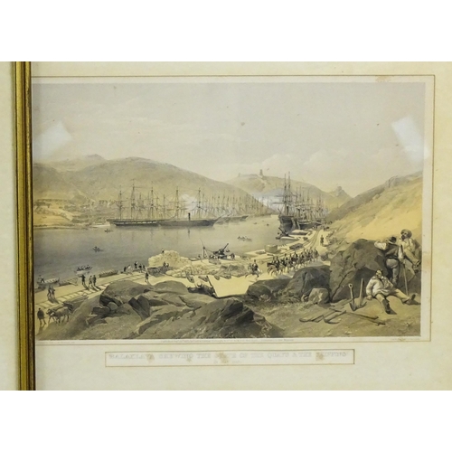 1907 - After William Simpson, 19th century, Lithographs, Two studies from the series The Seat of War in the... 