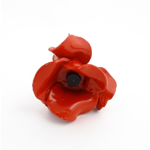 186 - A Paul Cummins ceramic poppy made for the art installation Blood Swept Lands and Seas of Red at the ... 