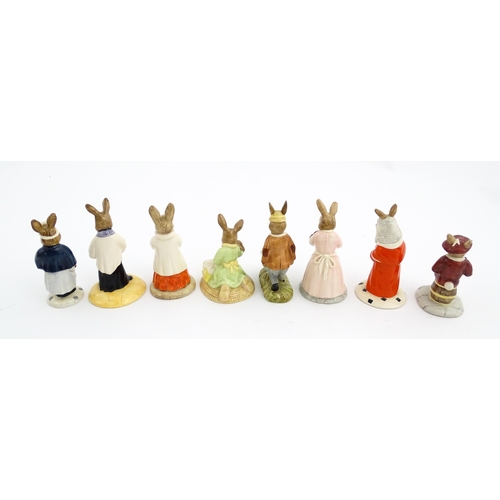 210 - A quantity of Royal Doulton Bunnykins models to include Nurse Bunnykins, Vicar Bunnykins, Chior Sing... 