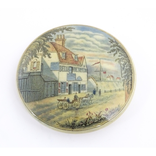 216 - A quantity of Prattware pot lids to include Volunteers, Our Home, Country Quarters, Belle Vue Tavern... 