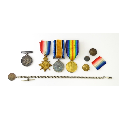 843 - Militaria , First World War / World War One / WWI / WW1 : a British War Medal awarded to 249948 Air ... 