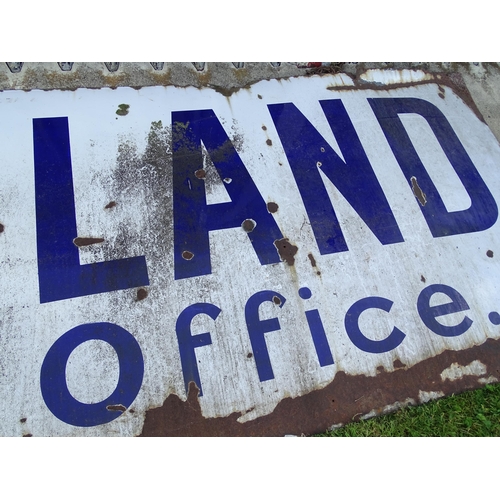 818 - Brentnall & Cleland Coal Merchants : A large advertising enamel sign for Brentnall & Cleland Coal Or... 