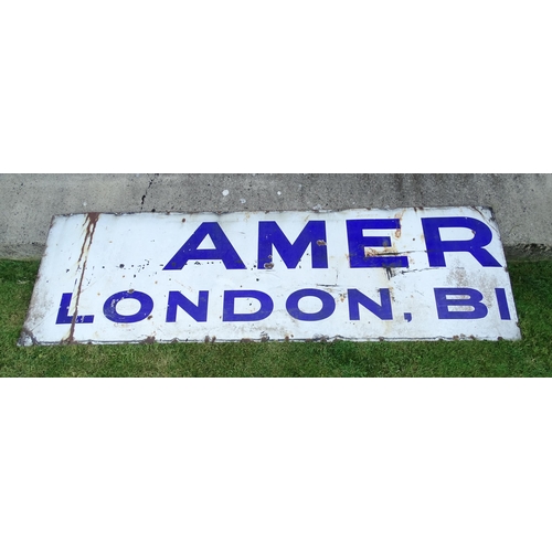 818 - Brentnall & Cleland Coal Merchants : A large advertising enamel sign for Brentnall & Cleland Coal Or... 