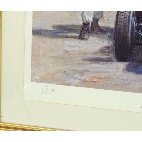 1929 - After Alan Fearnley (b. 1942), Two signed limited edition Grand Prix racing prints, comprising The R... 