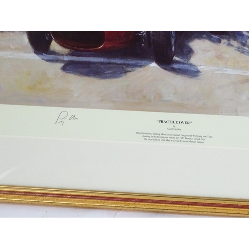 1929 - After Alan Fearnley (b. 1942), Two signed limited edition Grand Prix racing prints, comprising The R... 