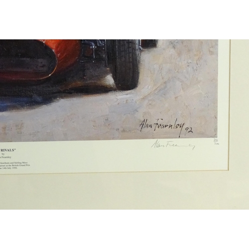 1929 - After Alan Fearnley (b. 1942), Two signed limited edition Grand Prix racing prints, comprising The R... 