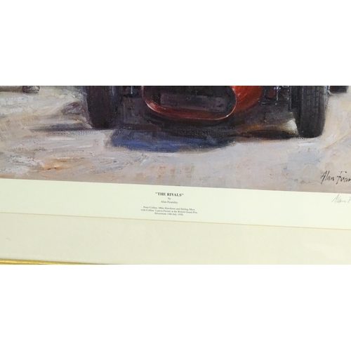 1929 - After Alan Fearnley (b. 1942), Two signed limited edition Grand Prix racing prints, comprising The R... 