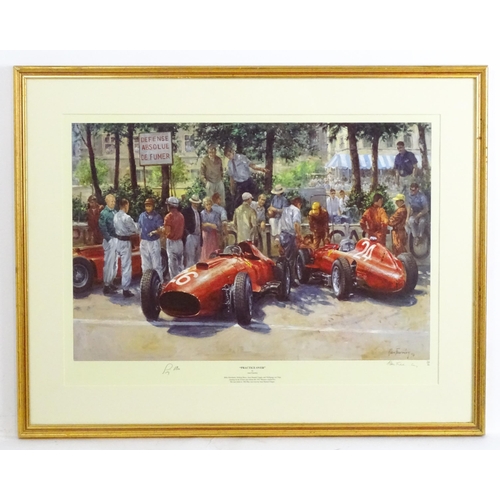 1929 - After Alan Fearnley (b. 1942), Two signed limited edition Grand Prix racing prints, comprising The R... 