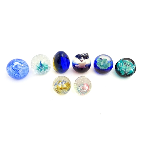 315 - A quantity of Scottish Caithness glass  paperweights to include Jubilee Orchid, Jack in the Box, Flo... 