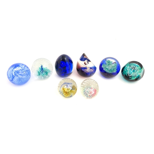 315 - A quantity of Scottish Caithness glass  paperweights to include Jubilee Orchid, Jack in the Box, Flo... 