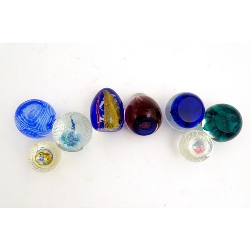 315 - A quantity of Scottish Caithness glass  paperweights to include Jubilee Orchid, Jack in the Box, Flo... 