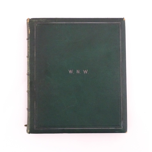 66 - Book: A 1916 Royal Exchange Assurance presentation log of workers presented to Mr W. N. Whymper as a... 