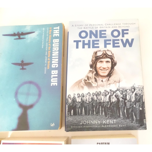 810 - Militaria : a quantity of assorted books on the subject of the RAF / WWII / Battle of Britain , to i... 