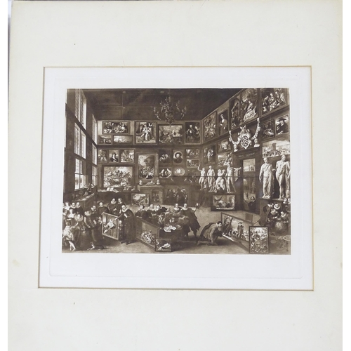 863 - A quantity of assorted prints and engravings to include examples after Sir Joshua Reynolds, Philips ... 