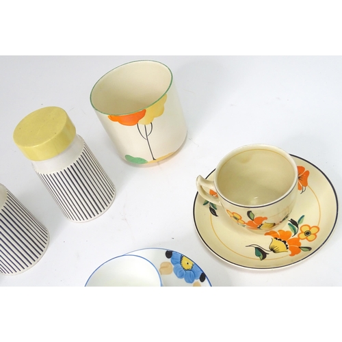 801 - A quantity of assorted ceramics to include Hornsea Summertime canisters, Noritake jug, a Moorland Ch... 