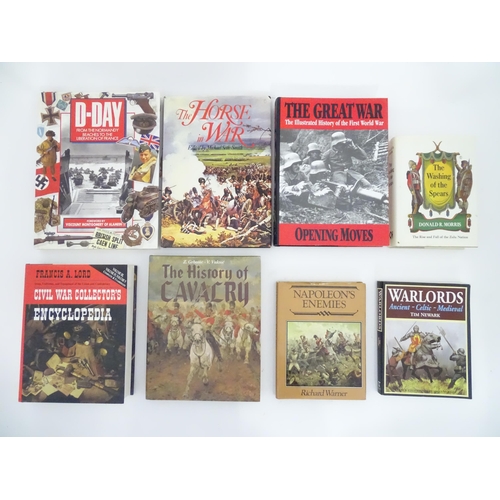 823 - Books: Seven books on the subject of war to include D-Day from the Normandy Beaches to the Liberatio... 