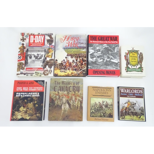 823 - Books: Seven books on the subject of war to include D-Day from the Normandy Beaches to the Liberatio... 