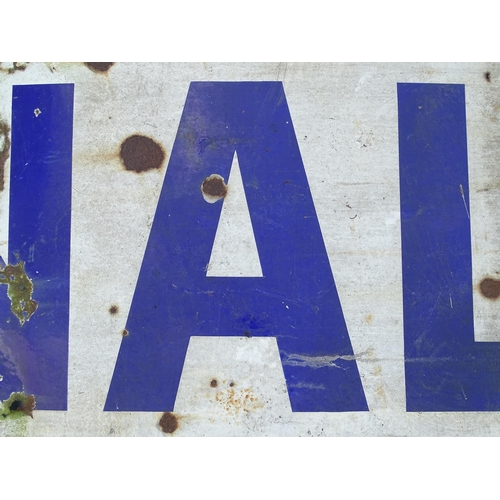 868 - Brentnall & Cleland Coal Merchants : A large advertising enamel sign for Brentnall & Cleland Coal Or... 