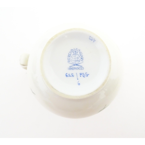 79 - WITHDRAWN FROM AUCTION - Apologies for any inconvenience caused**. A Herend porcelain teapot decorat... 