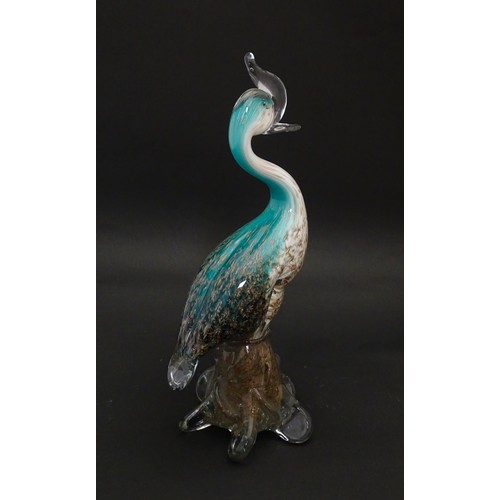 237 - A Murano glass model of a bird. Approx. 12 1/2