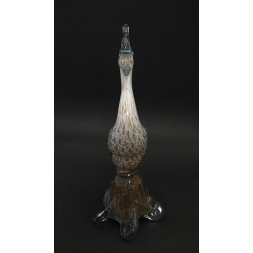 237 - A Murano glass model of a bird. Approx. 12 1/2