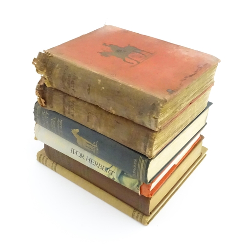 911 - Books: Six assorted books relating to horses comprising British Ponies Running Wild and Ridden, by A... 