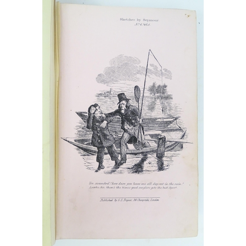 989 - Book: Sketches by Seymour - Five volumes in one. Published by G. S. Tregear, London, c. 1835