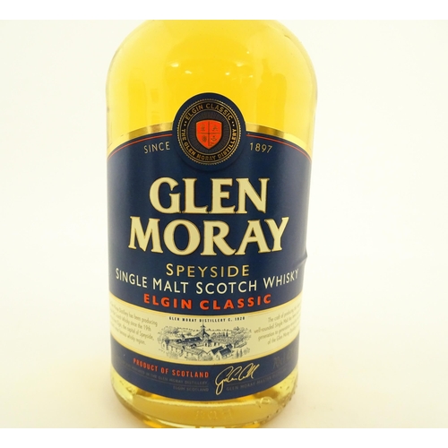 1125 - A boxed 70cl bottle of Glen Moray single malt scotch whisky, together with a boxed 70cl bottle of Gl... 