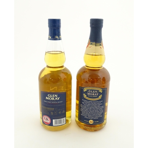 1125 - A boxed 70cl bottle of Glen Moray single malt scotch whisky, together with a boxed 70cl bottle of Gl... 