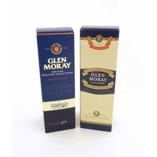 1125 - A boxed 70cl bottle of Glen Moray single malt scotch whisky, together with a boxed 70cl bottle of Gl... 