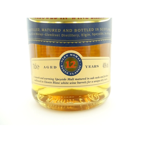 1125 - A boxed 70cl bottle of Glen Moray single malt scotch whisky, together with a boxed 70cl bottle of Gl... 