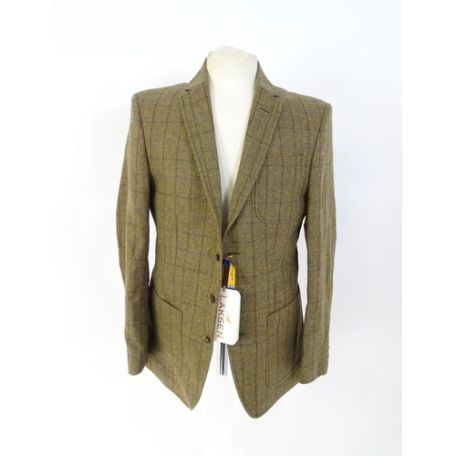 1295 - Sporting / Country pursuits; A Laksen ESK Donegal sports jacket, size XS, new with tags, chest measu... 