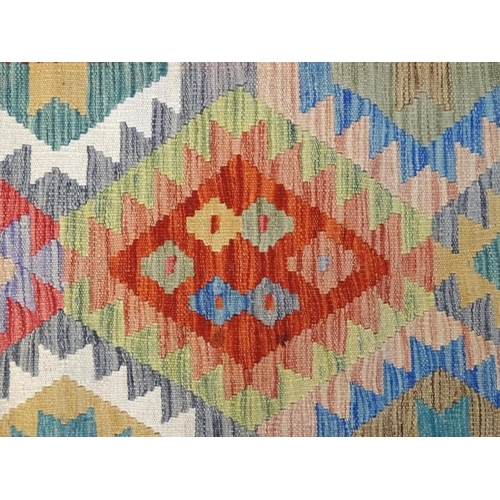 1371 - Carpet / Rug: A Turkish Anatolian Kilim Approx. 97