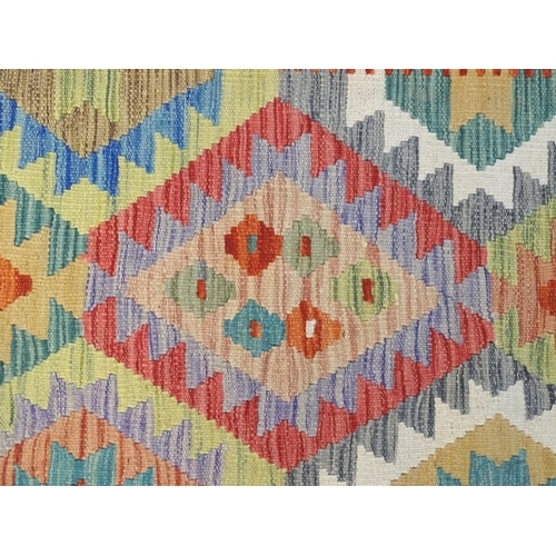 1371 - Carpet / Rug: A Turkish Anatolian Kilim Approx. 97