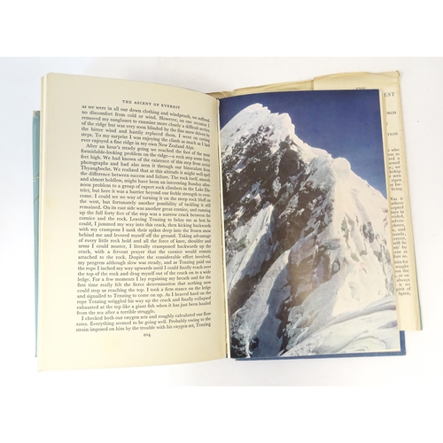 873 - Book: The Ascent of Everest by John Hunt. First edition. Published by Hodder and Stoughton, London, ... 