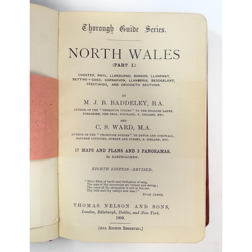 883 - Books: A quantity of assorted travel guides comprising Black's Picturesque Guide to the English Lake... 