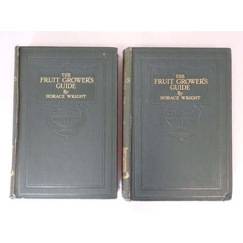 886 - Books: The Fruit Growers Guide, Volumes 1 & 2, by Horace J. Wright. Published by Virtue Co. London, ... 