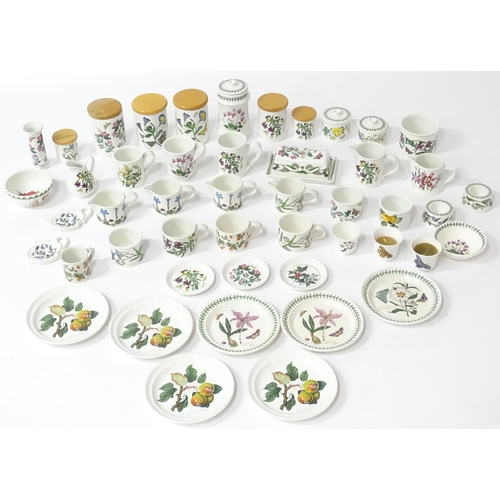 196 - A quantity of Portmeirion wares in the Pomona and Botanic Gardens patterns to include jugs, mugs, ca... 