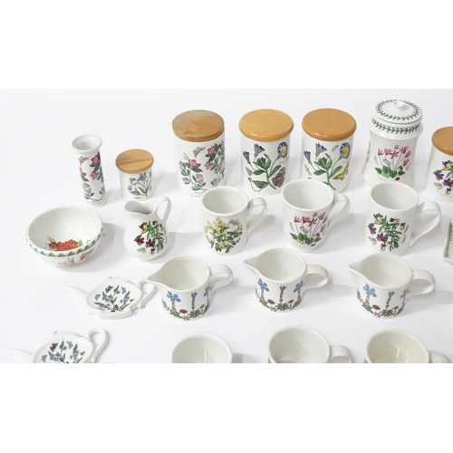 196 - A quantity of Portmeirion wares in the Pomona and Botanic Gardens patterns to include jugs, mugs, ca... 