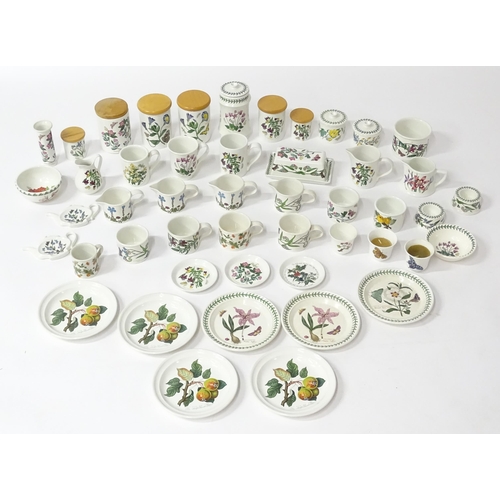 196 - A quantity of Portmeirion wares in the Pomona and Botanic Gardens patterns to include jugs, mugs, ca... 