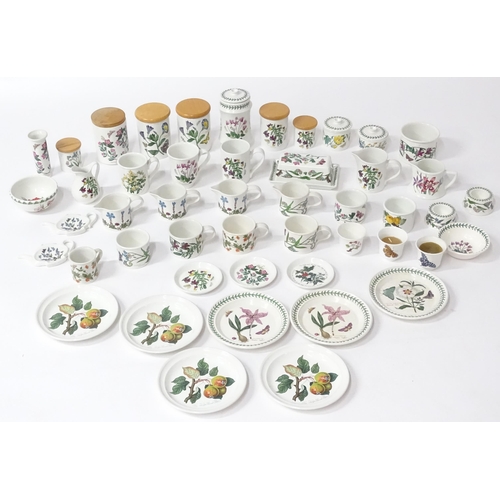 196 - A quantity of Portmeirion wares in the Pomona and Botanic Gardens patterns to include jugs, mugs, ca... 