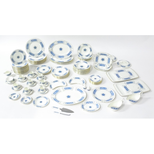 198 - A large quantity of Coalport dinner wares in the Revelry pattern to include dinner plates, dishes, c... 