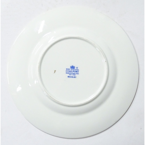 198 - A large quantity of Coalport dinner wares in the Revelry pattern to include dinner plates, dishes, c... 