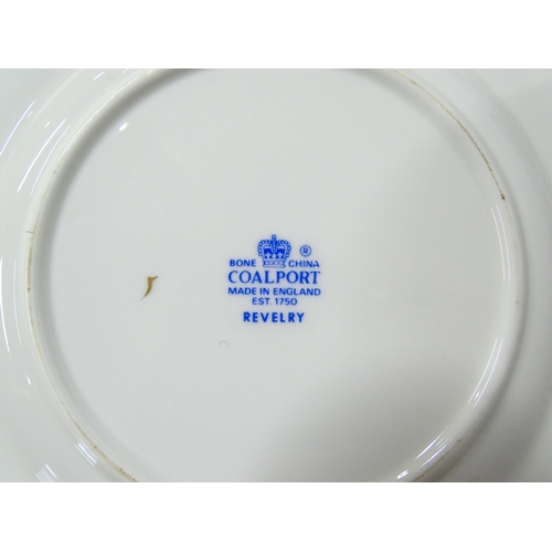 198 - A large quantity of Coalport dinner wares in the Revelry pattern to include dinner plates, dishes, c... 