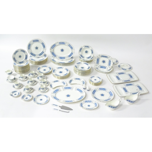 198 - A large quantity of Coalport dinner wares in the Revelry pattern to include dinner plates, dishes, c... 